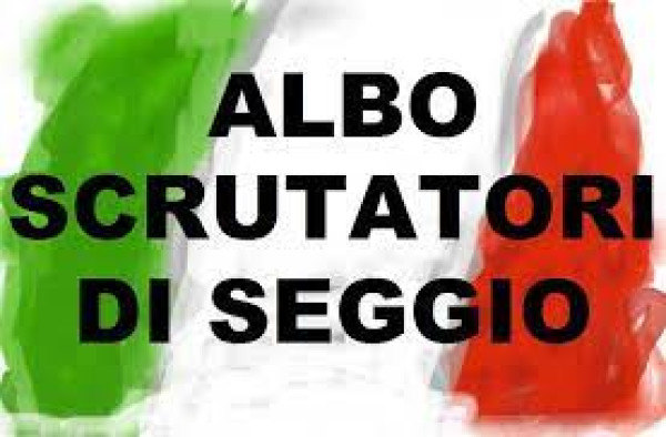  Aggiornamento albo degli scrutatori di seggio elettorale 