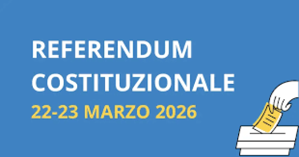  REFERENDUM DEL 22 E 23 MARZO 2026 